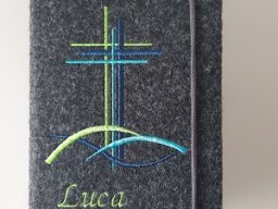 Kreuze - blau und anthrazit