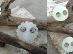 Cabochon Ohrstecker - Stecker